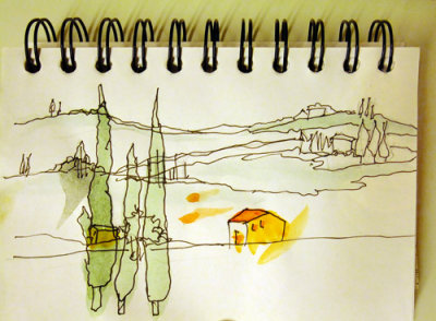 Initial Tuscany sketch 