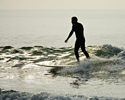 Malibu Beach surfer