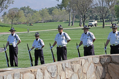 Honor Guard with rifles
