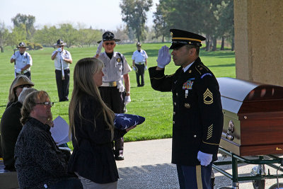 Salute for a fallen veteran