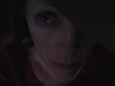 This is me, dreadfully under-exposed. I like it. 