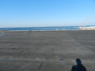 CVN-65 224 View 230 feet across the deck to Hampton VA.JPG