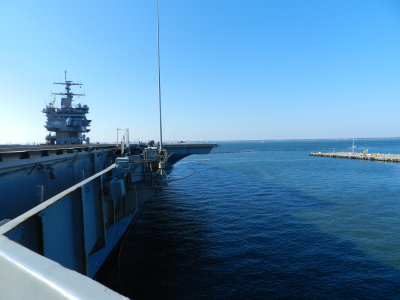 CVN-65 228 View from Port Deck Catwalk.JPG