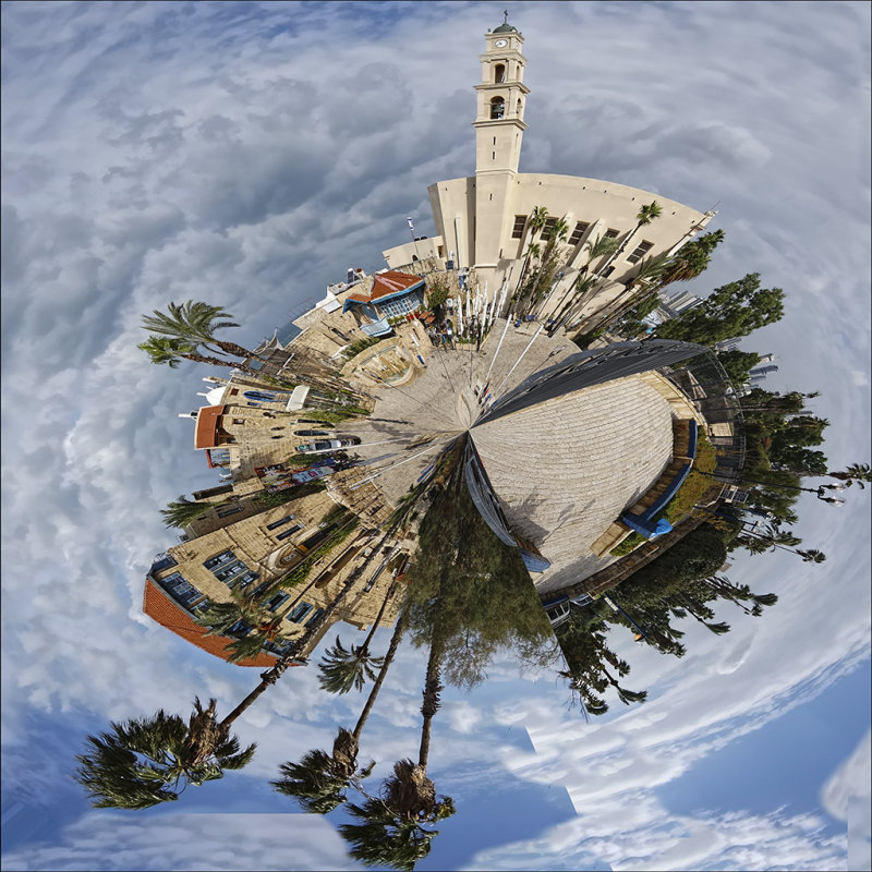 Old City of Jaffa as a Small Planet.jpg