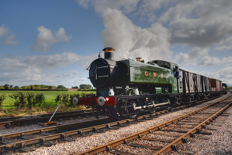 9466 on a goods heading for Bishop Lydeard.