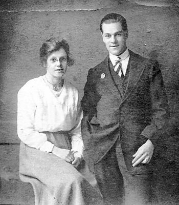 My Mothers parents - Charles and Elsie Sampson.