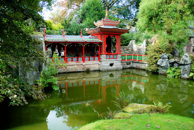 The Chinese garden part of Biddulph Gardens NT.