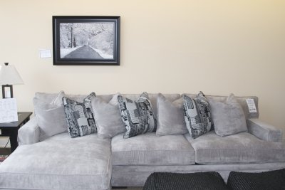 Winter Road framed on display at Sofa Solutions