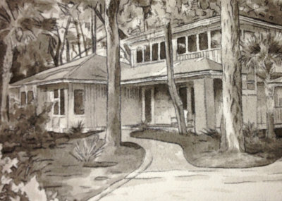 5x7 ink wash  www.LauraFoxArt.com