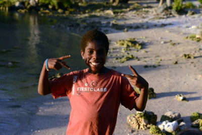 Friendly locals, Tana