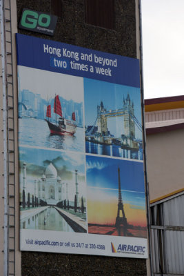 Air Pacific - twice a week to Hong Kong