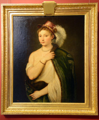Girl in Furs, Titian (1576)