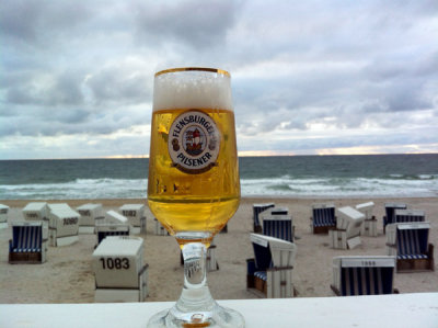 Flensburger Pilsener, Strandpromenade, Westerland (Sylt)