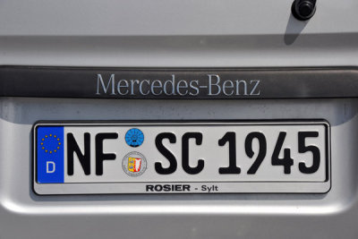 German License Plate - Nordfriesland 