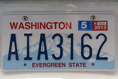 License Plate - Washington State