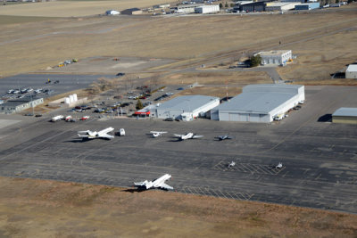 Apron of Fort Collins-Loveland Municipal Airport