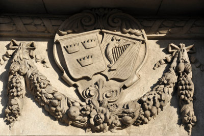 Coats-of-Arms at the Grand Central - looks like Sweden with Ireland