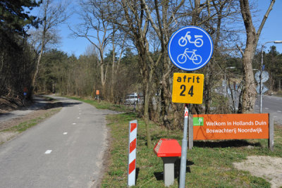 Cycling Holland's Dune Forest Protected Area, Noordwijk