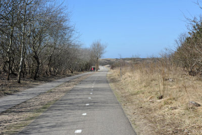 Cycle route through the Duin Boswachterij Noordwijk 