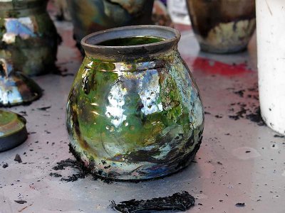 Raku Fired Jar