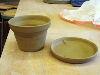Flower Pot & Saucer