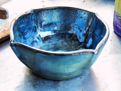 Raku Fired Bowl
