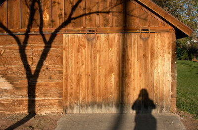 Old garage (no longer exists)