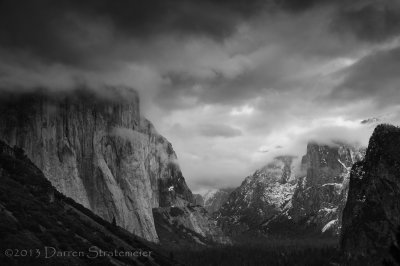 Monochrome El Capitan & the Valley