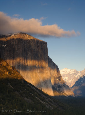 Beautiful El Capitan at Sunset