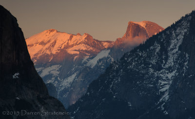 Last Light on Half Dome