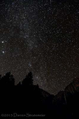 Milky Way Above Falls