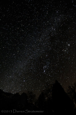 Faint Milky Way