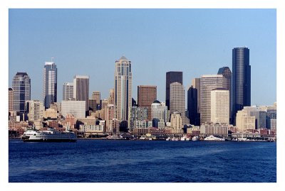 Downtown Seattle from the Ferry