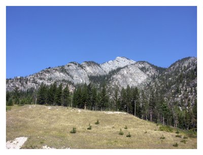 Mountains near Sulphur Mountain from gondola