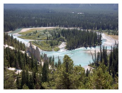 Hoodoos and Bow River