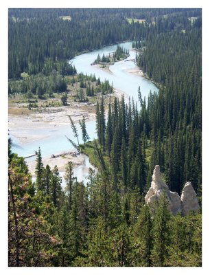 Hoodoos and Bow River