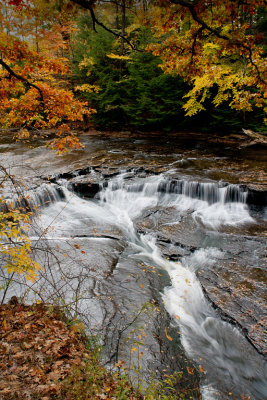 Quarry Road Cascades. South Chagrin River. Ohio