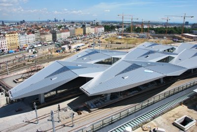 new Vienna Hauptbahnhof