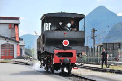 steam and a rock