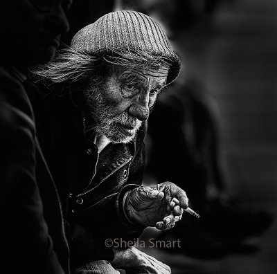 Man with cigarette