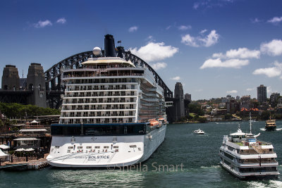 Celebrity Solstice in Sydney Harbour