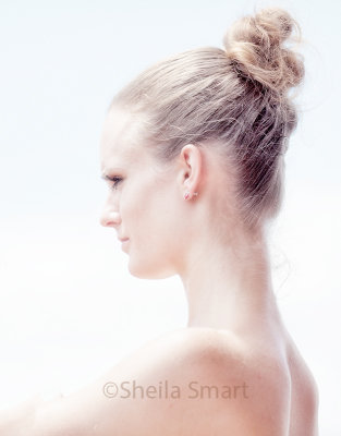 Young woman on ferry