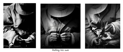 Rolling his own - a triptych