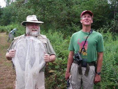 Two happy bug hunters