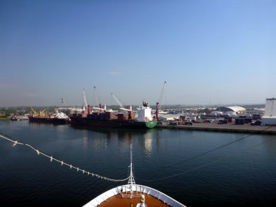 Where we berthed in Puerto Quetzal