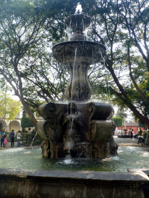 The fountain in the Parco Centerale