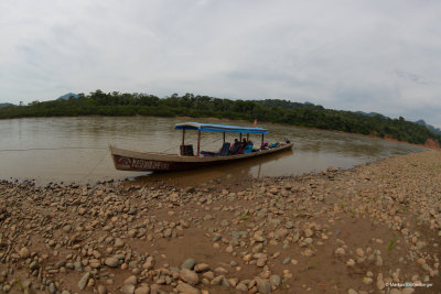 next day we took off by boat upriver