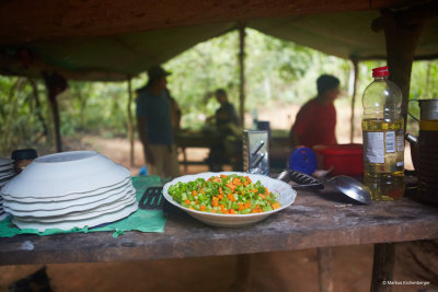 our cook prepared some delicious food