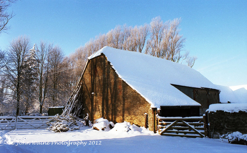 Snowy Barn 1981