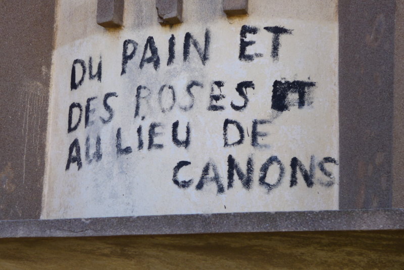 Bread and Roses Instead of Guns!